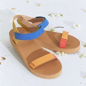 Madewell Maggie Color Block Sandal